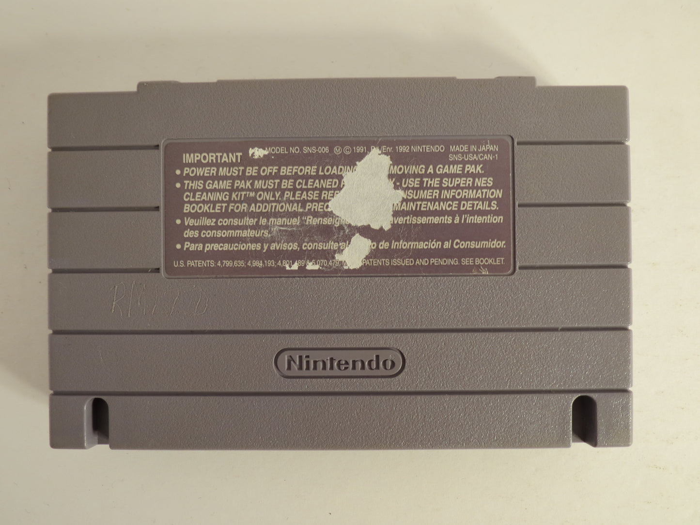 Dig & Spike Volleyball Super Nintendo SNES Game