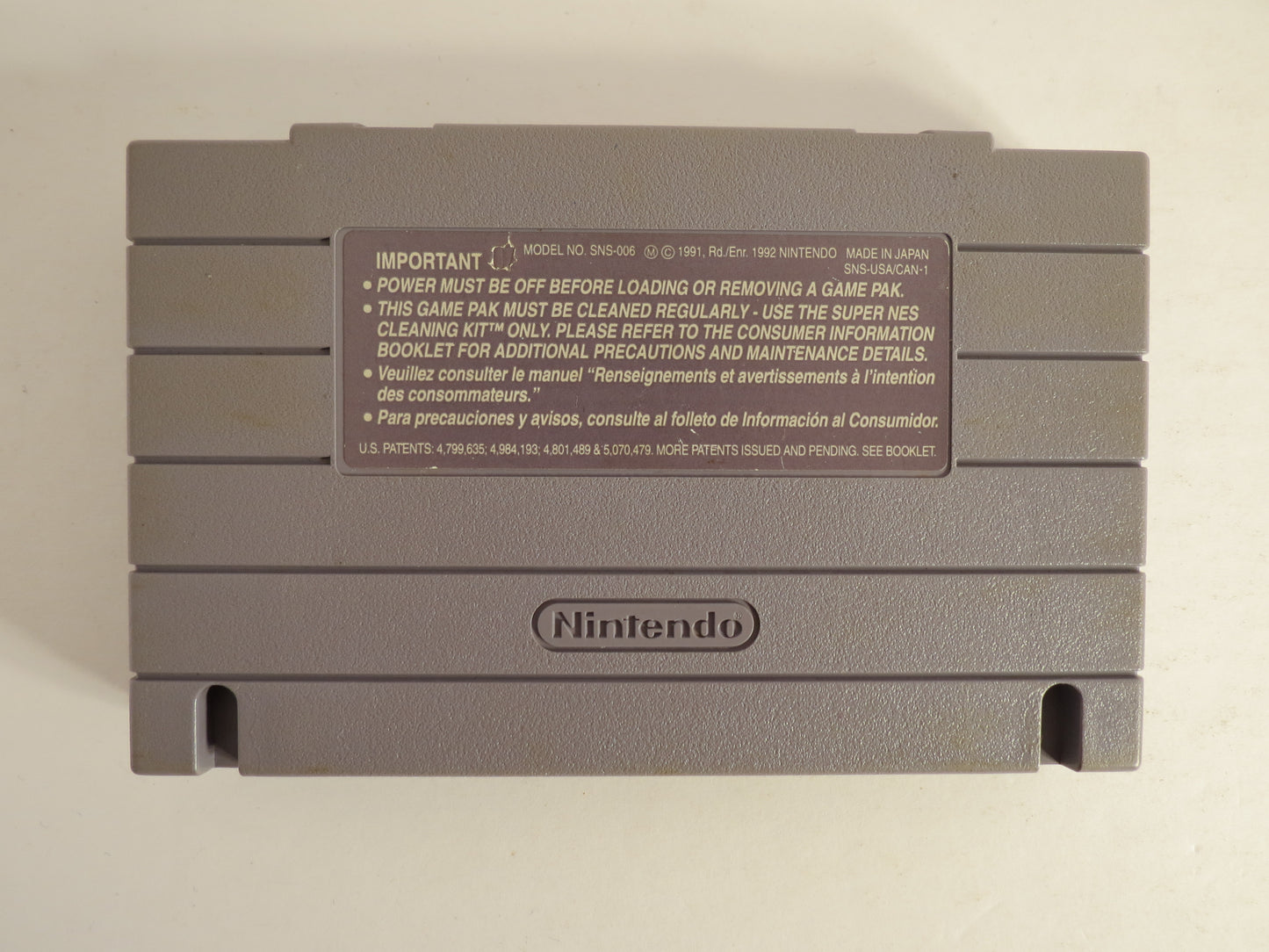 Troy Aikman NFL Football Super Nintendo SNES Game