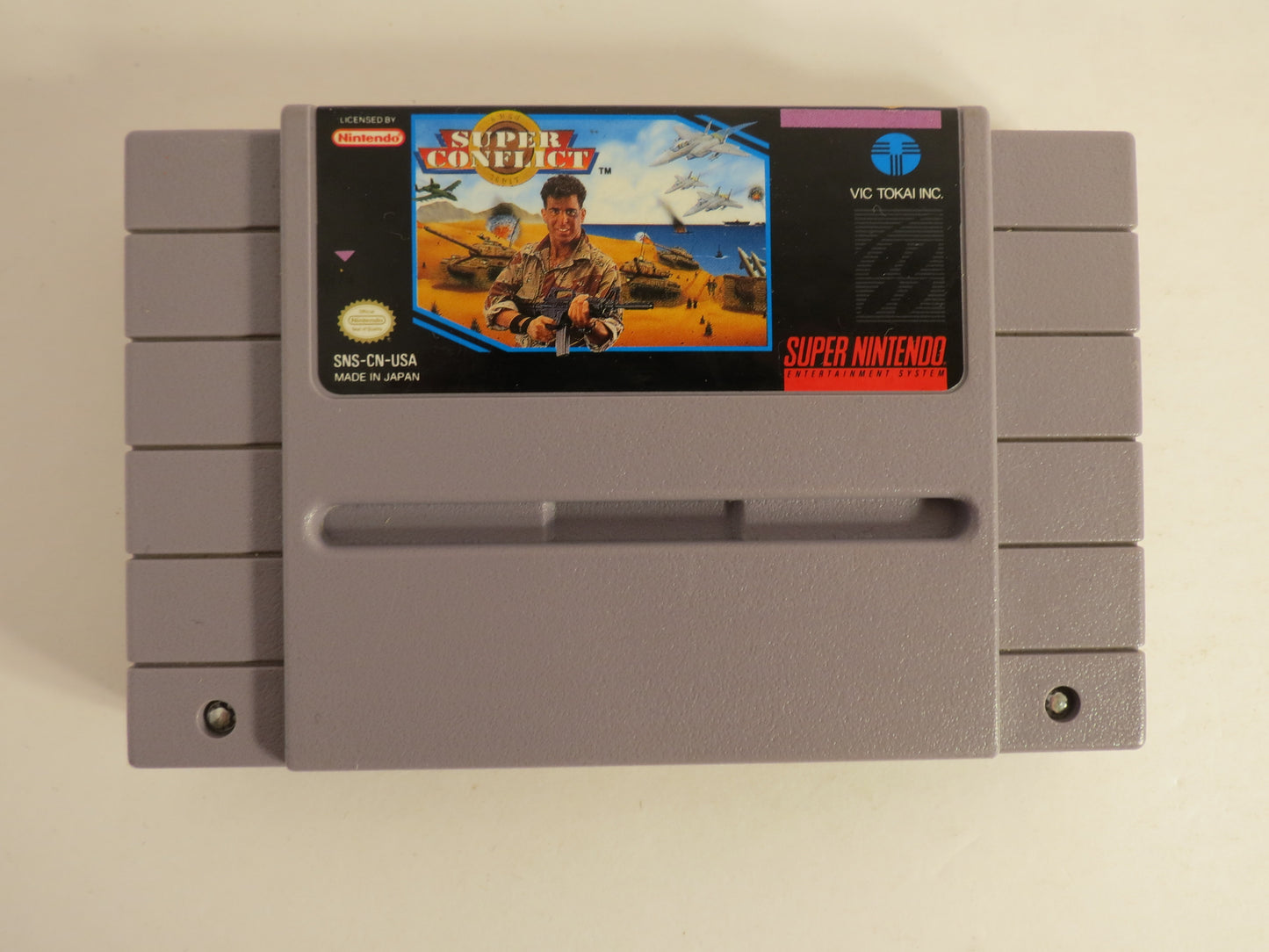 Super Conflict Super Nintendo SNES Game
