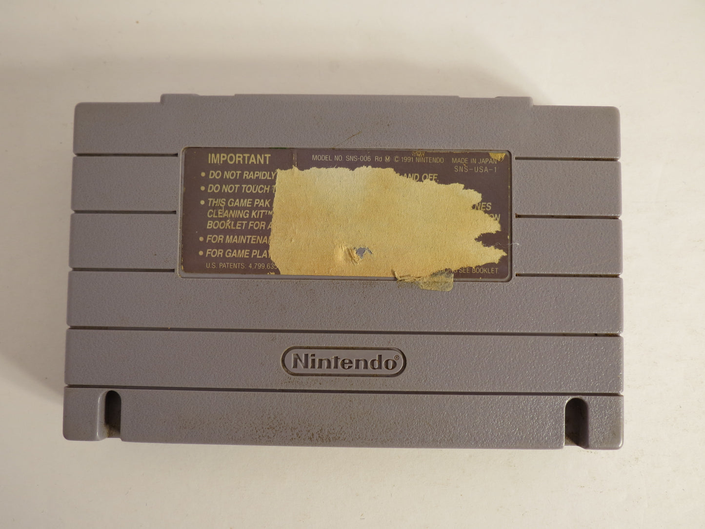 Raiden Trad Super Nintendo SNES Game