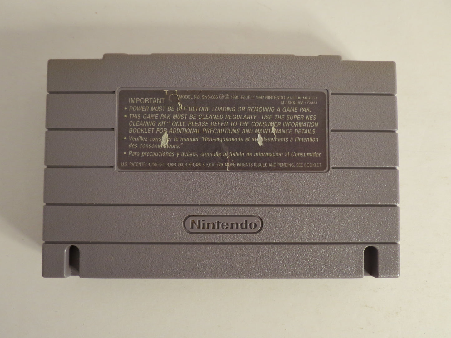 Zoop Super Nintendo SNES Game