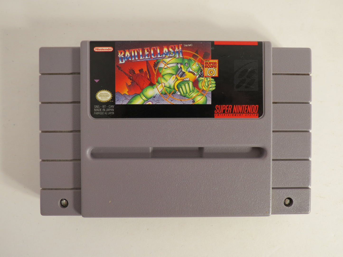 Battle Clash Super Nintendo SNES Game