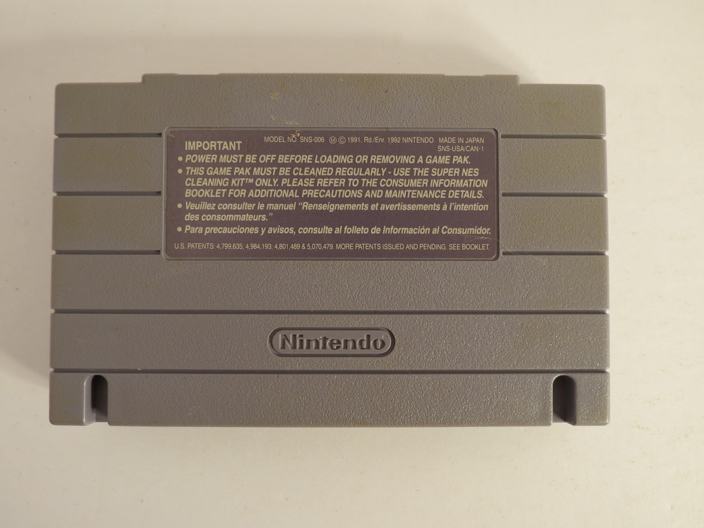 Tecmo Super NBA Basketball Super Nintendo SNES Game