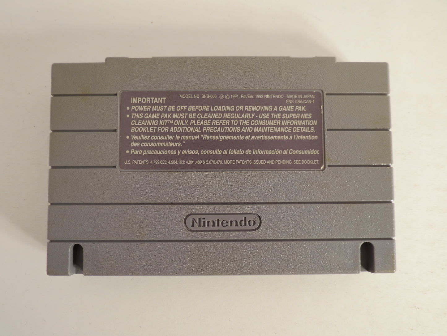 NFL Football Super Nintendo SNES Game