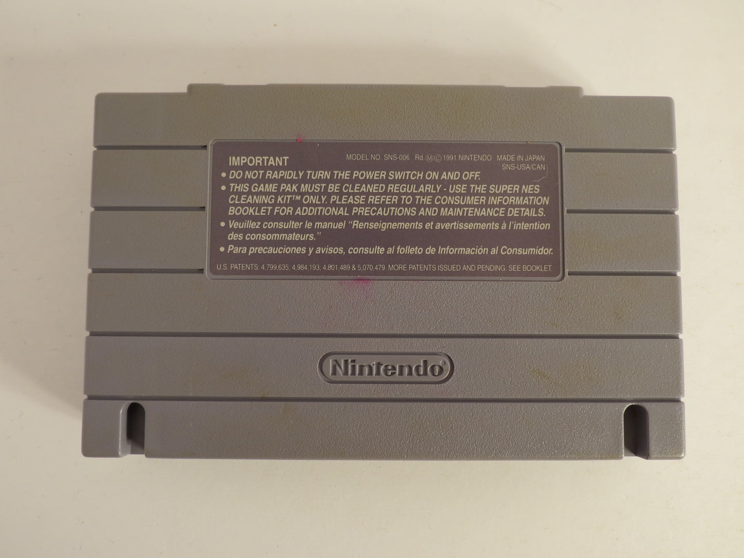Faceball 2000 Super Nintendo SNES Game