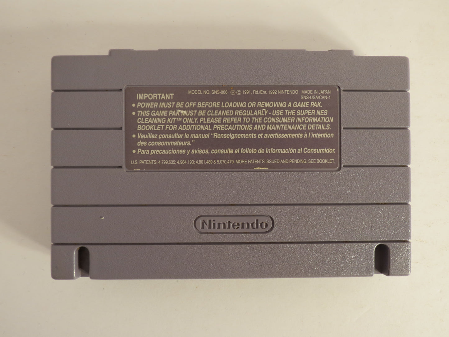 Nickelodeon Guts Super Nintendo SNES Game