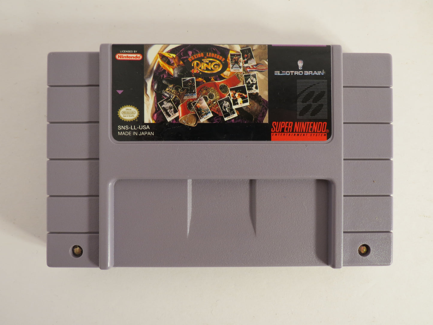 Boxing Legends of the Ring Super Nintendo SNES Game