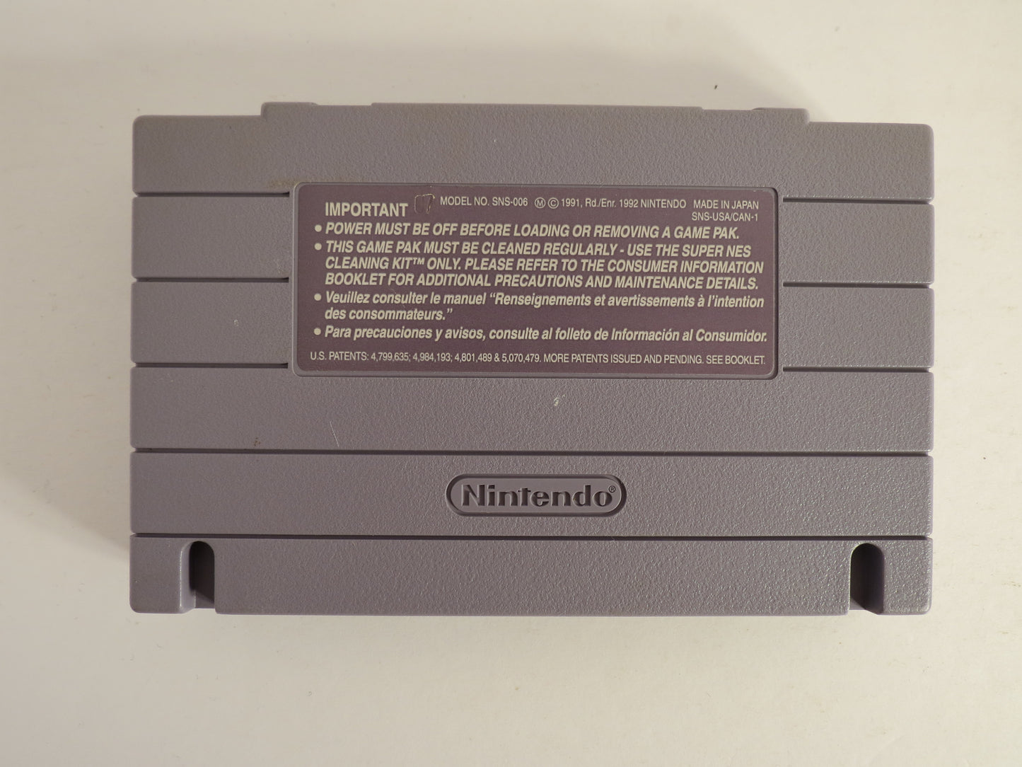 NHL Stanley Cup Super Nintendo SNES Game