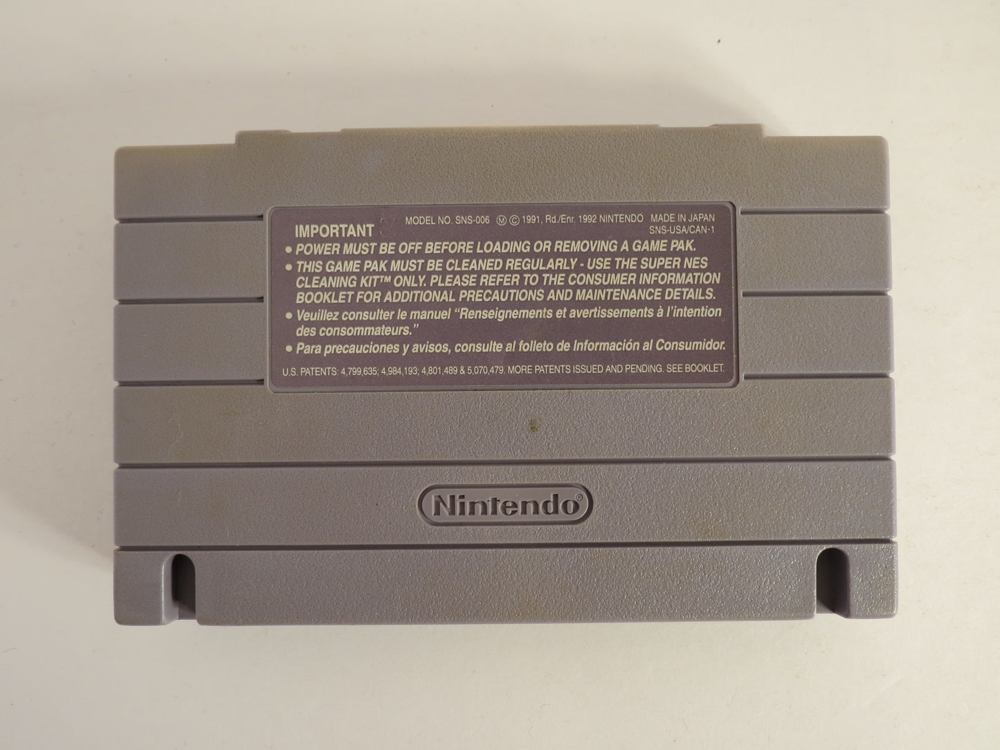 Cliffhanger Super Nintendo SNES Game