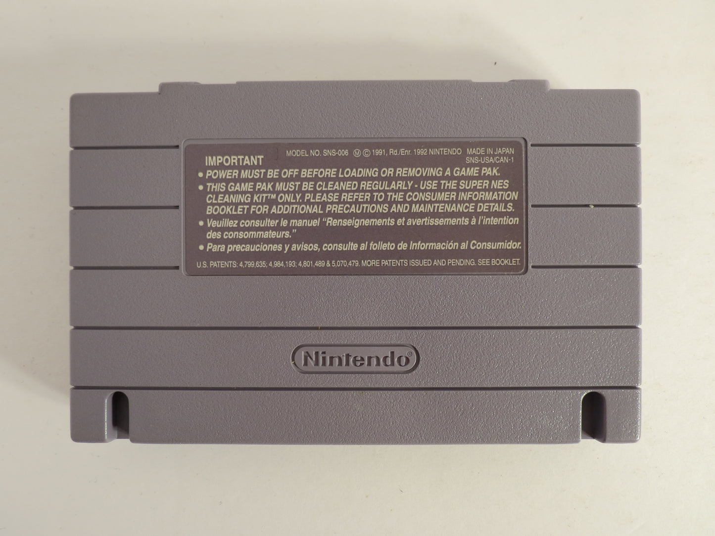 Rapjam Volume One Super Nintendo SNES Game