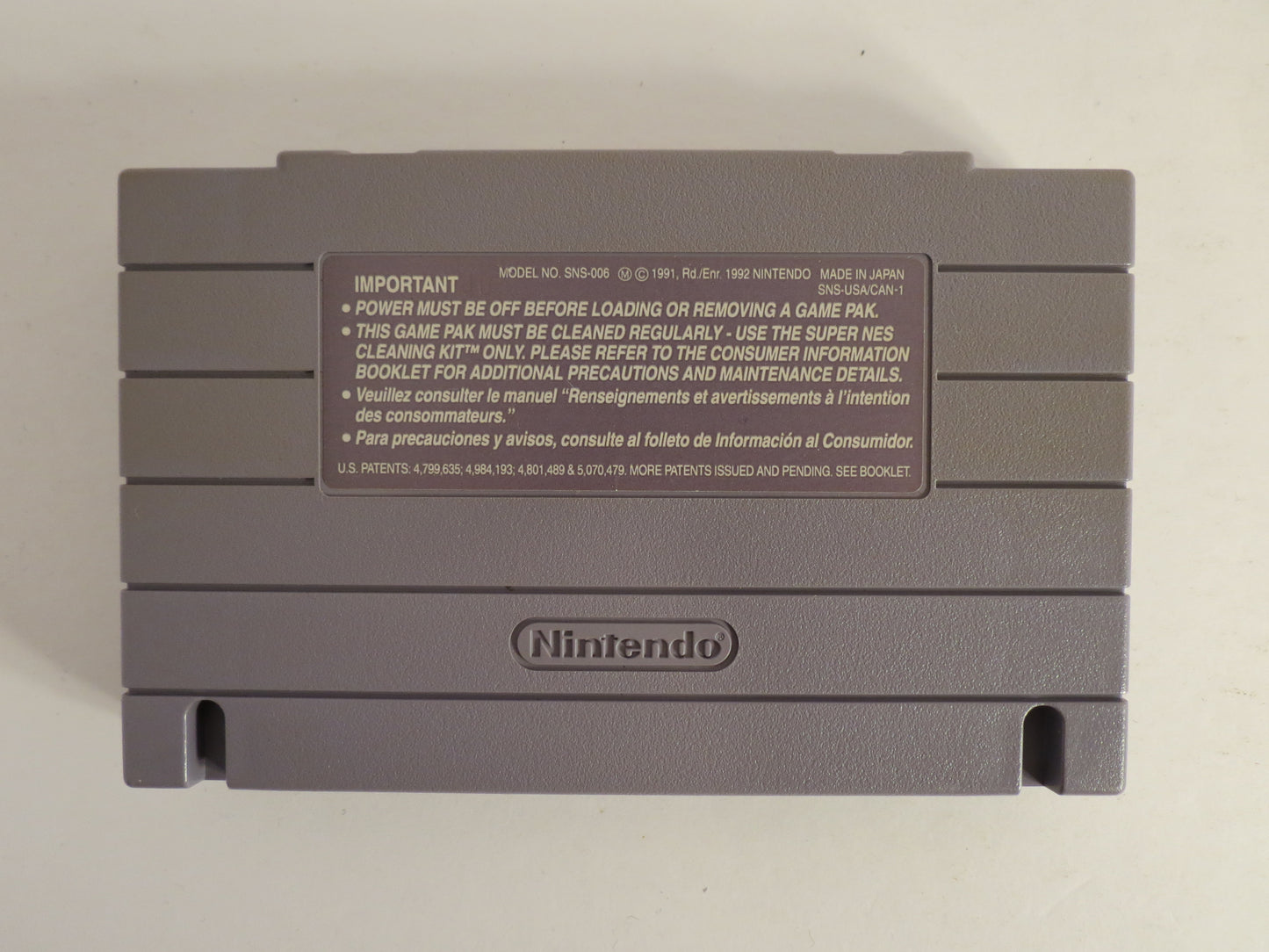 Super Black Bass Super Nintendo SNES Game