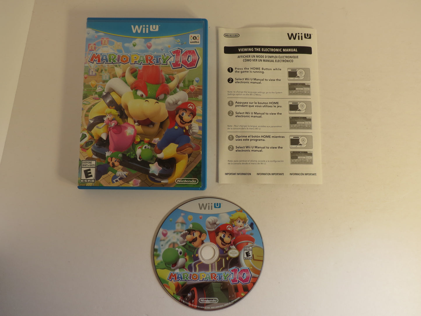 Mario Party 10 Nintendo Wii U Game CB
