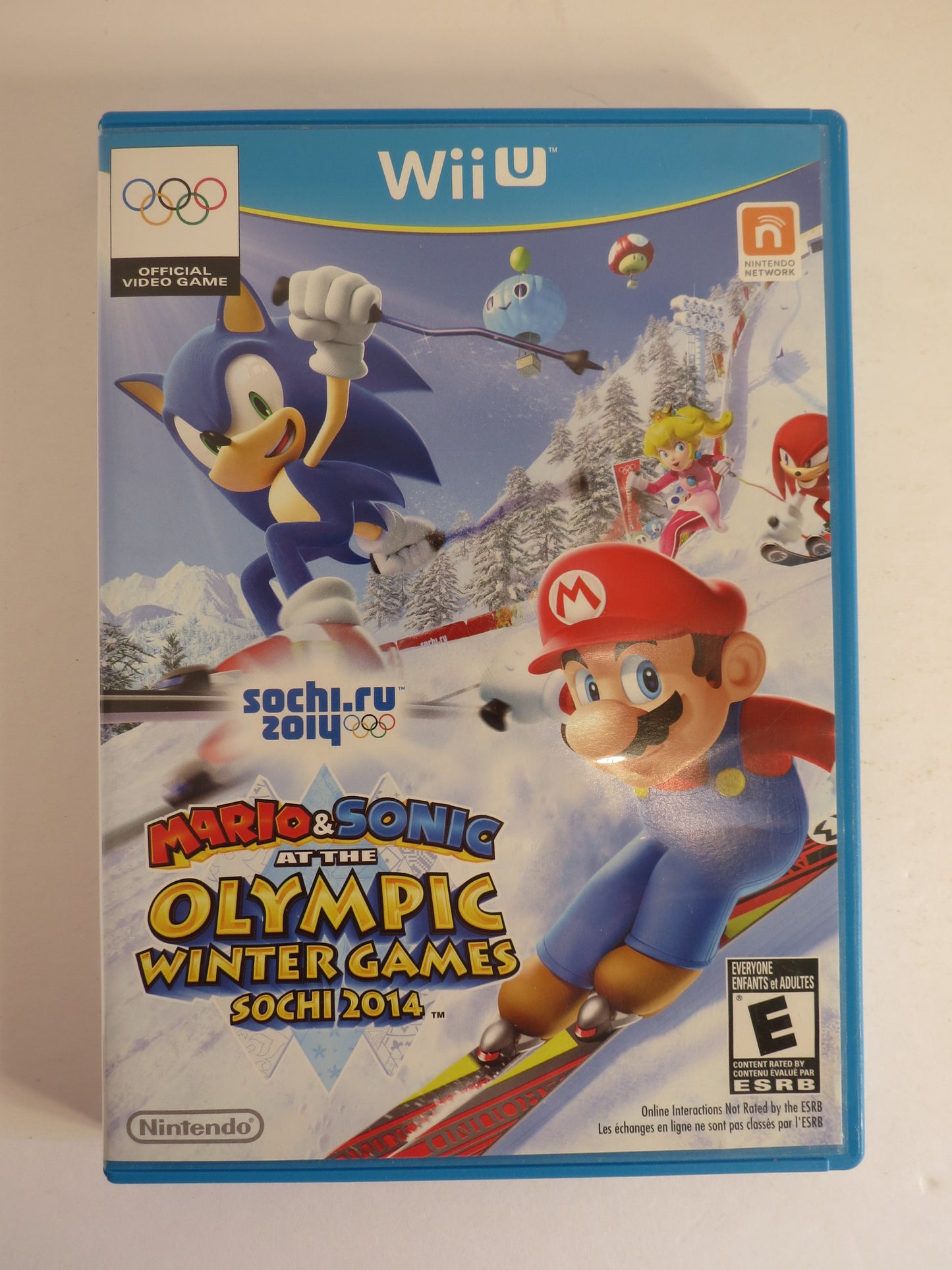 Mario & Sonic at the Sochi Olympic Games Winter Games Nintendo Wii U Game CB