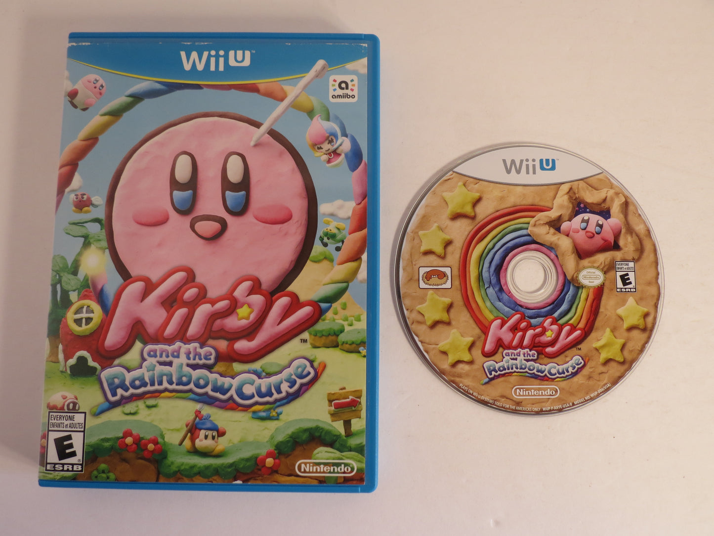 Kirby and the Rainbow Curse Nintendo Wii U Game CB