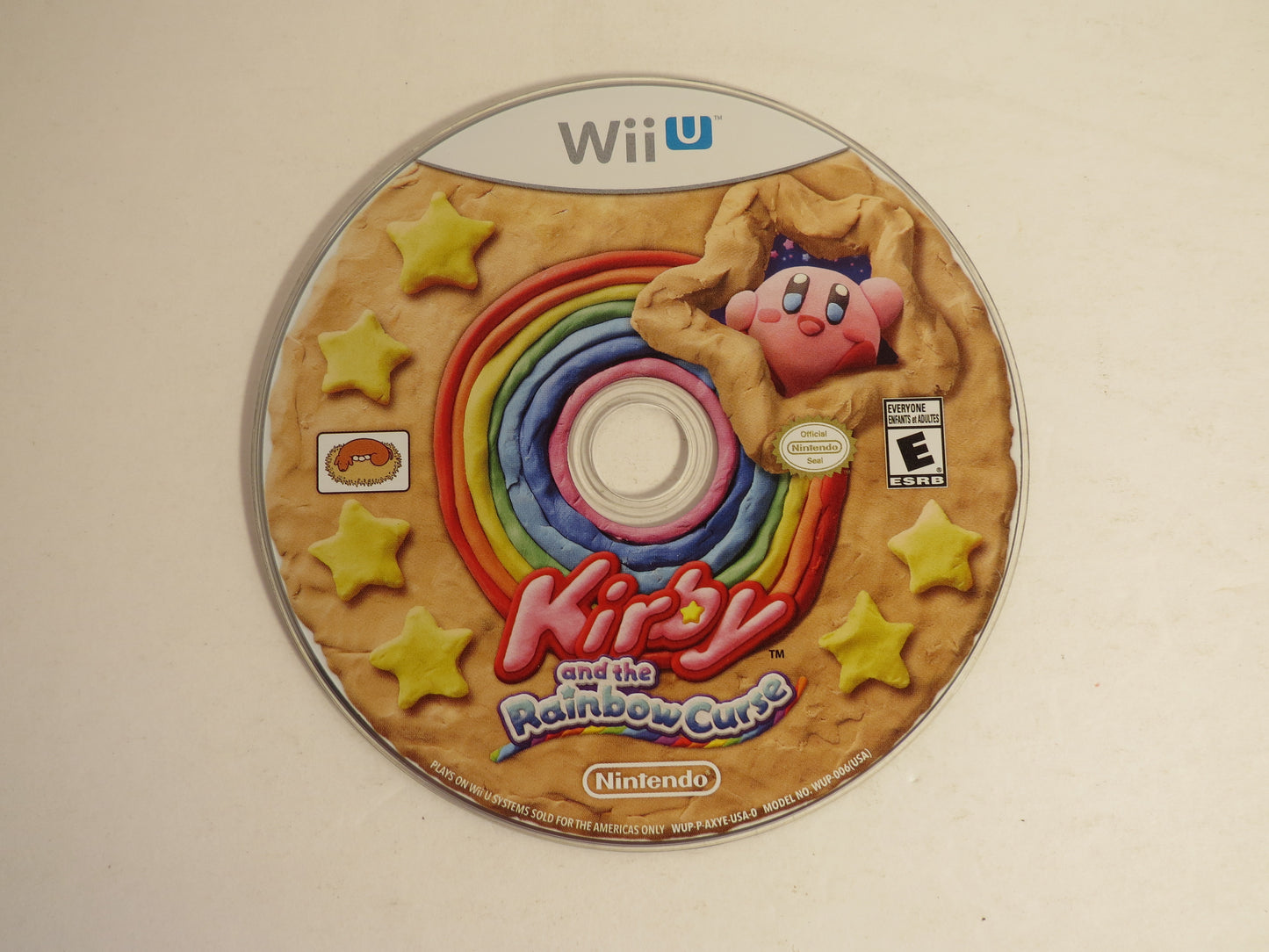 Kirby and the Rainbow Curse Nintendo Wii U Game CB