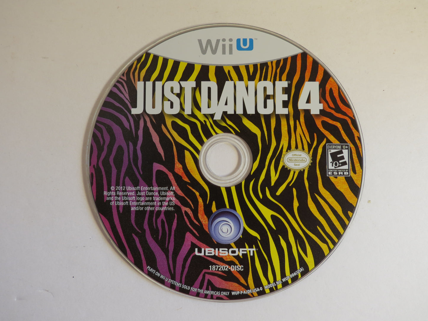 Just Dance 4 Nintendo Wii U Game CIB