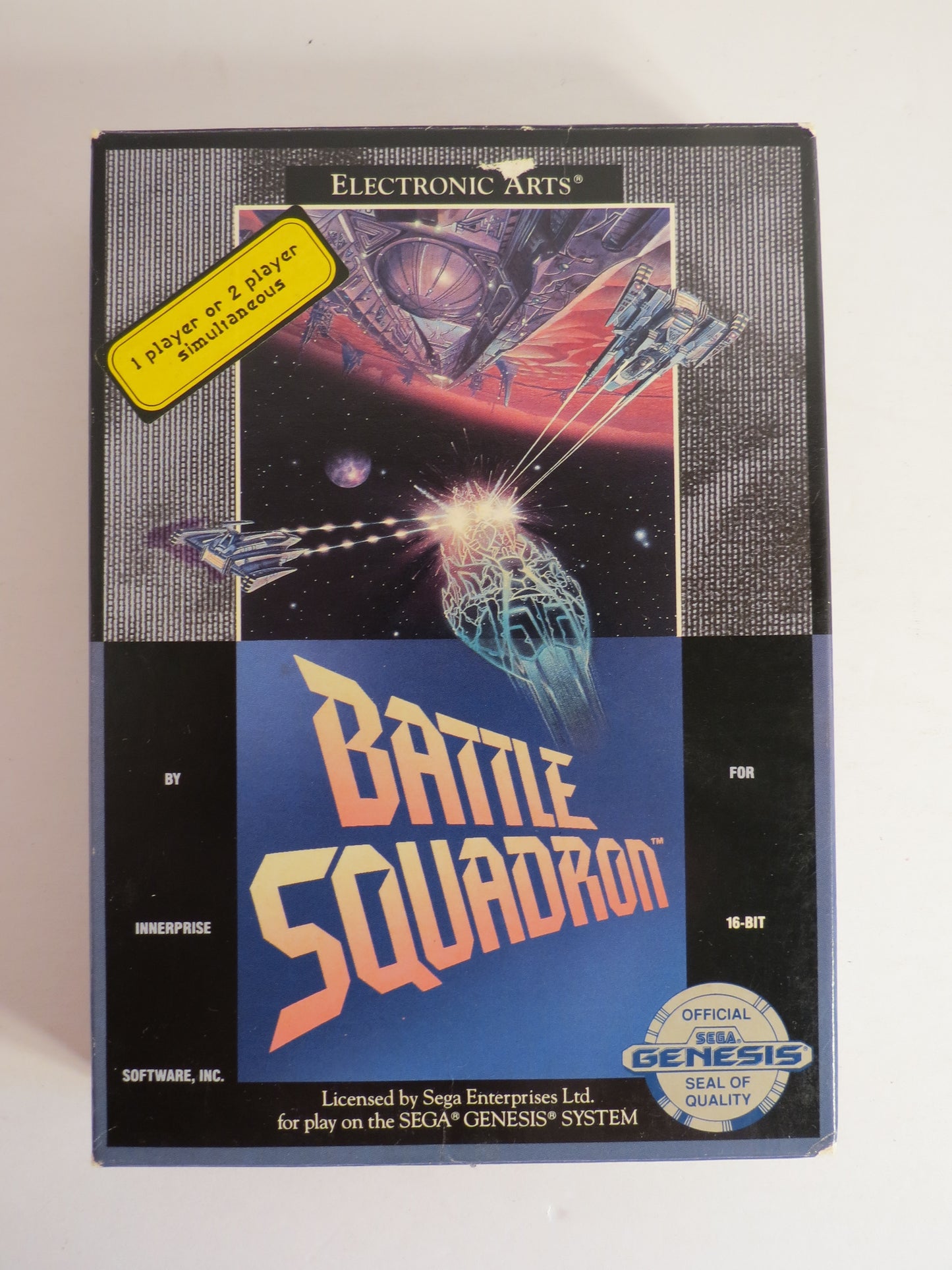 Battle Squadron Cardboard Sega Genesis Game CB