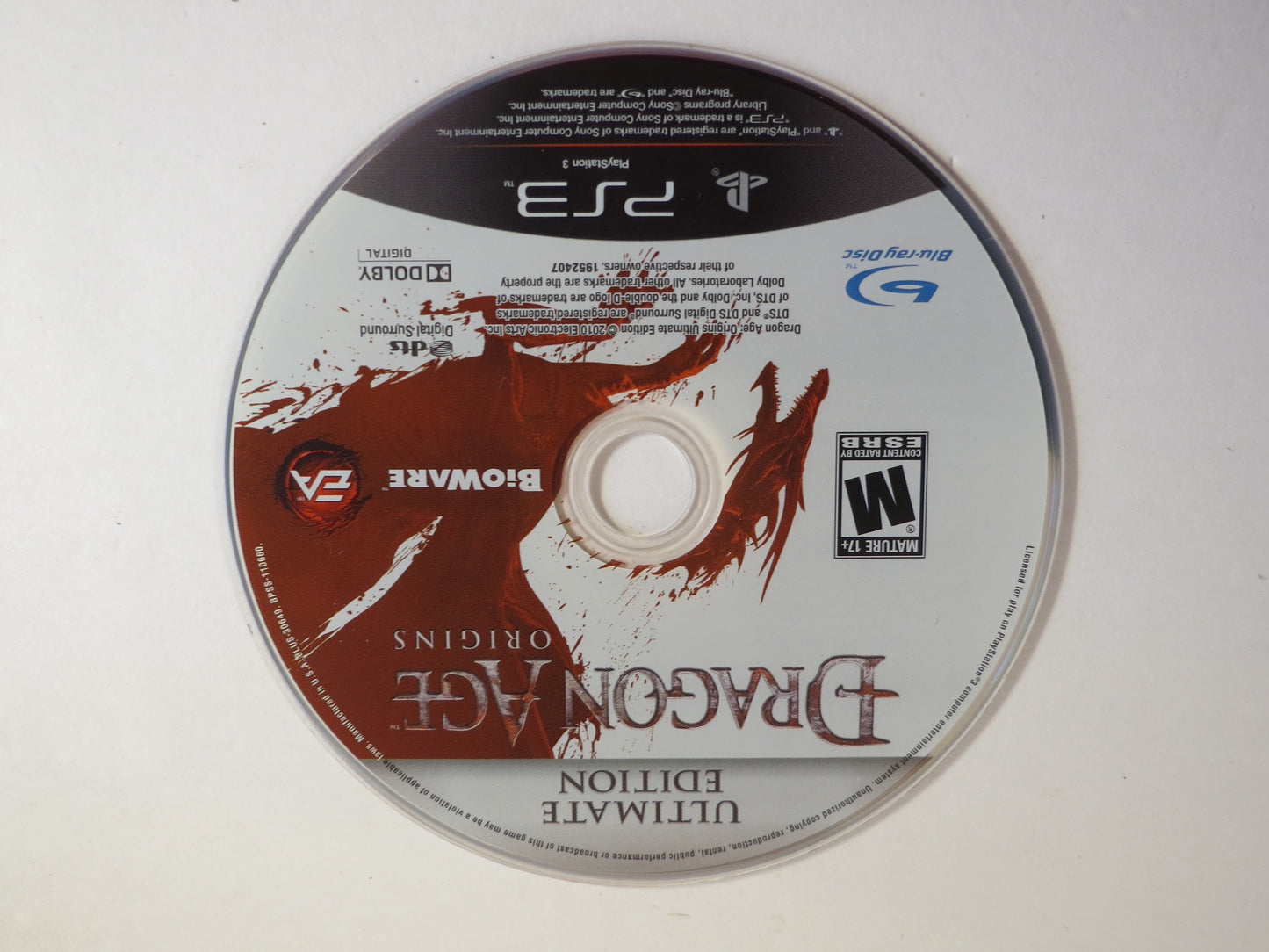 Dragon Age Origins Ultimate Edition Playstation 3 PS3 Game CIB