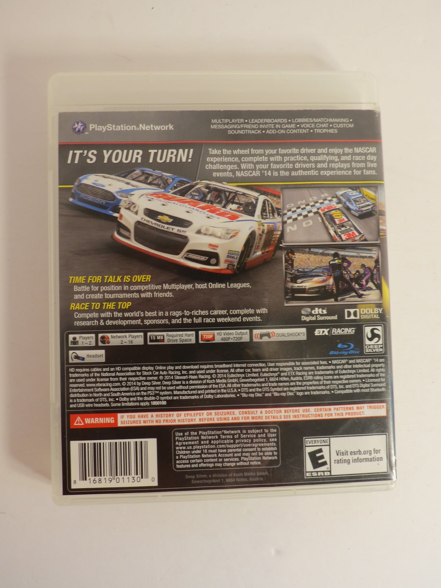 Nascar '14 Playstation 3 PS3 Game CIB