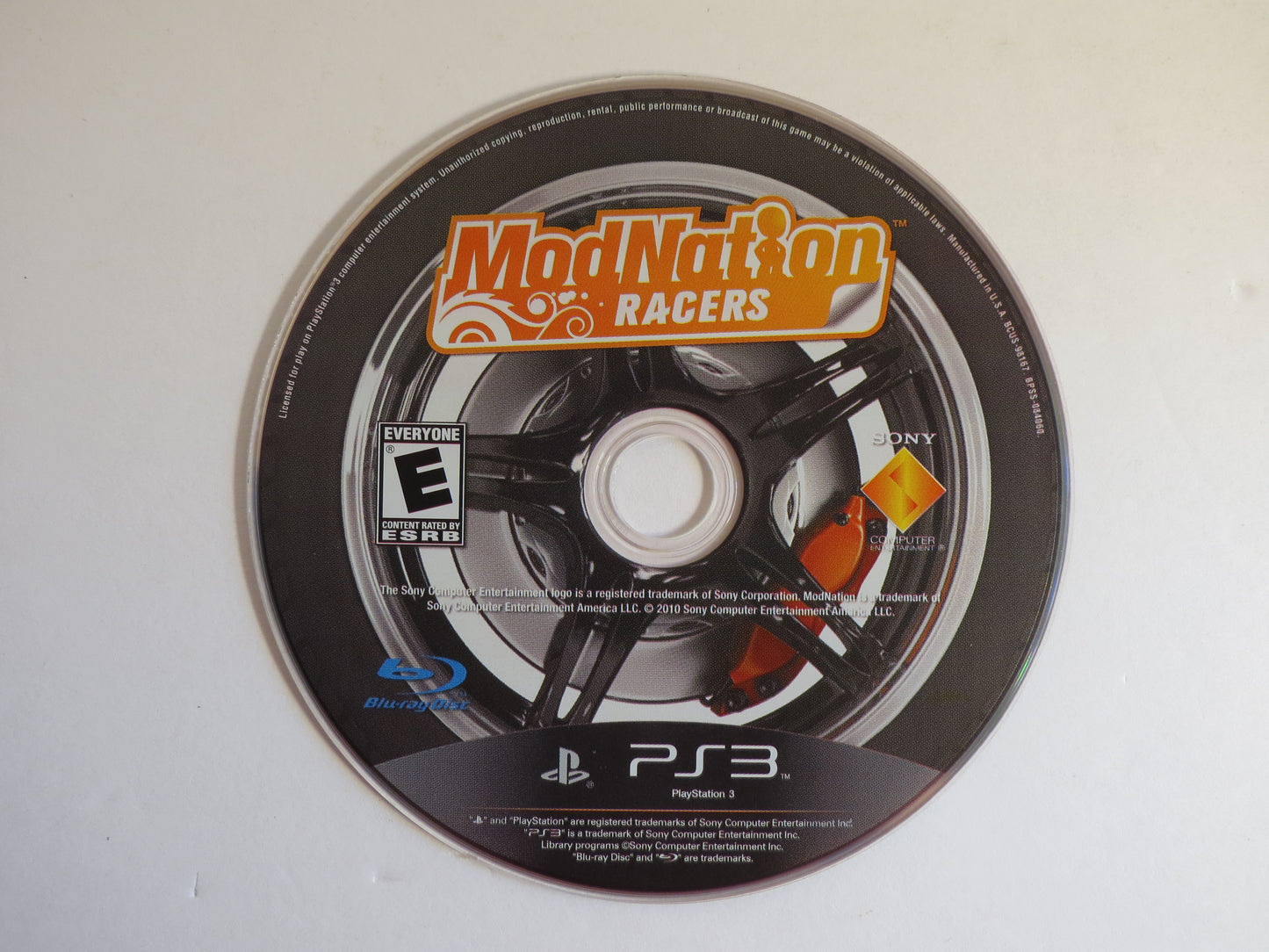 Mod Nation Racers Playstation 3 PS3 Game CIB