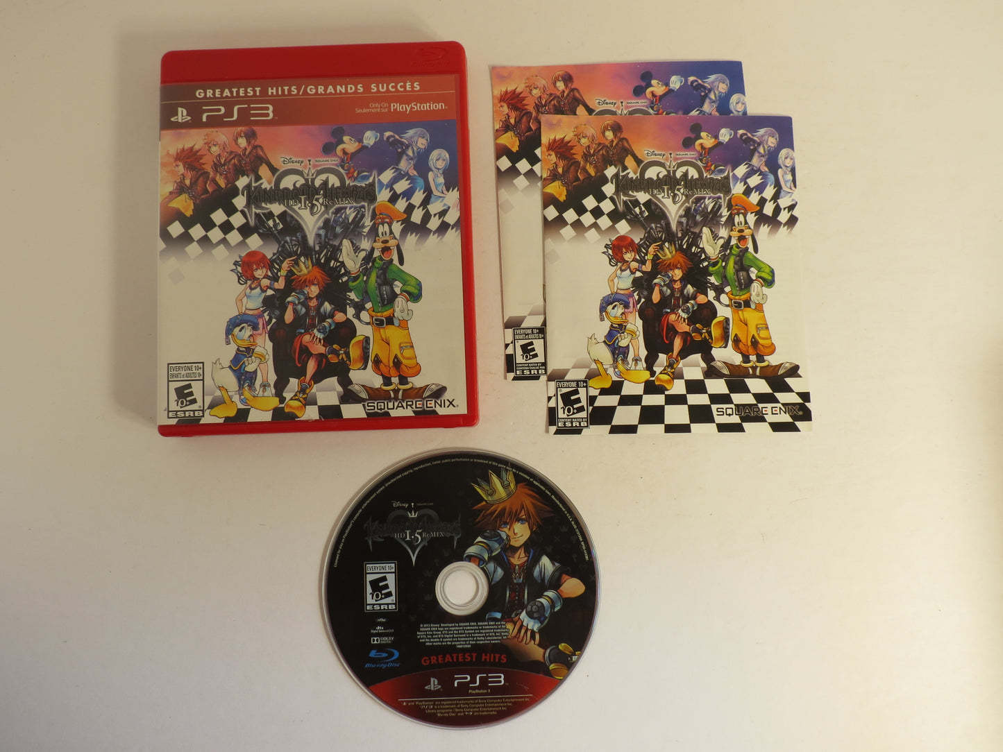 Kingdom Hearts HD 1.5 Remix Greatest Hits Playstation 3 PS3 Game CIB