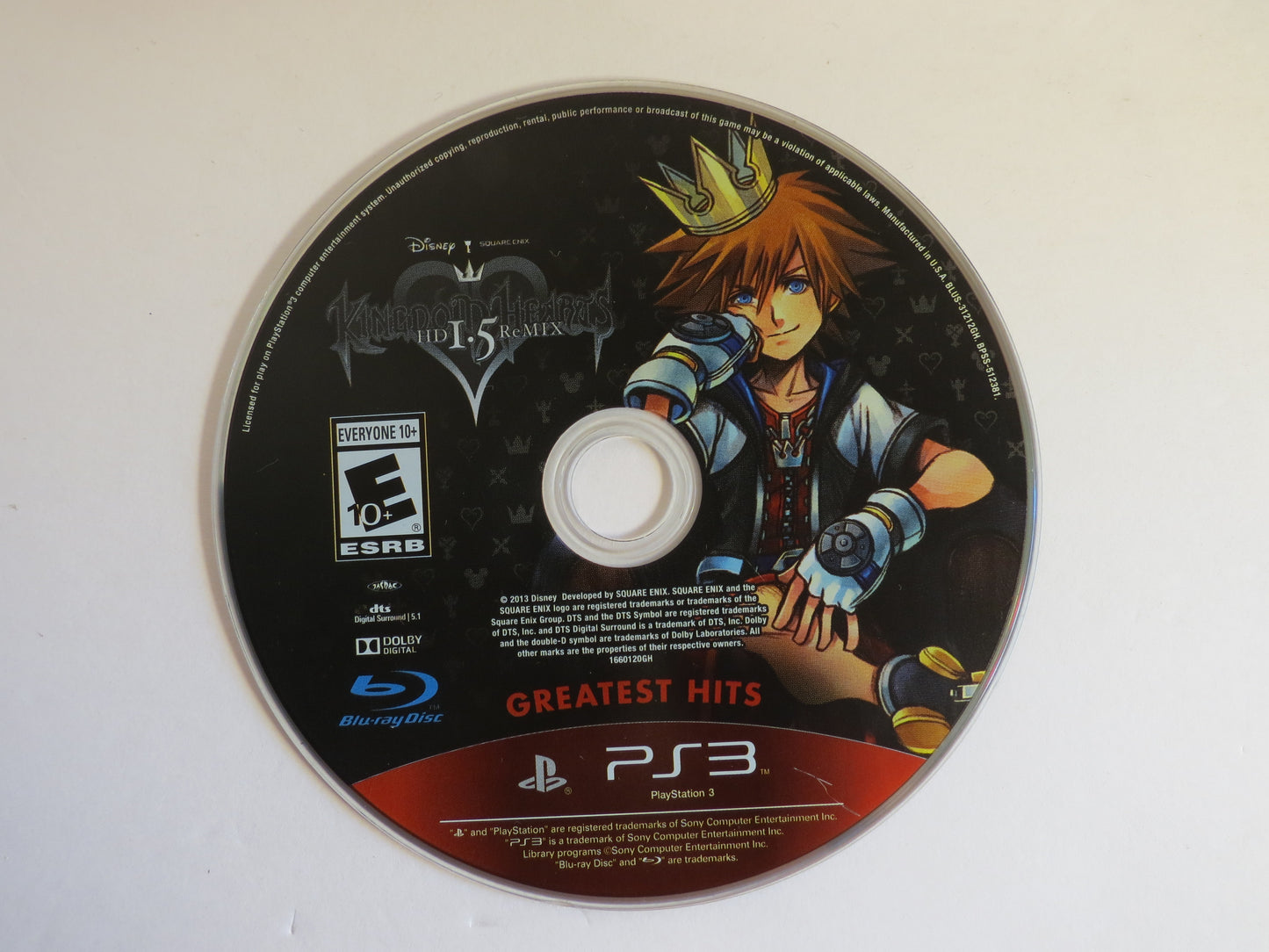 Kingdom Hearts HD 1.5 Remix Greatest Hits Playstation 3 PS3 Game CIB