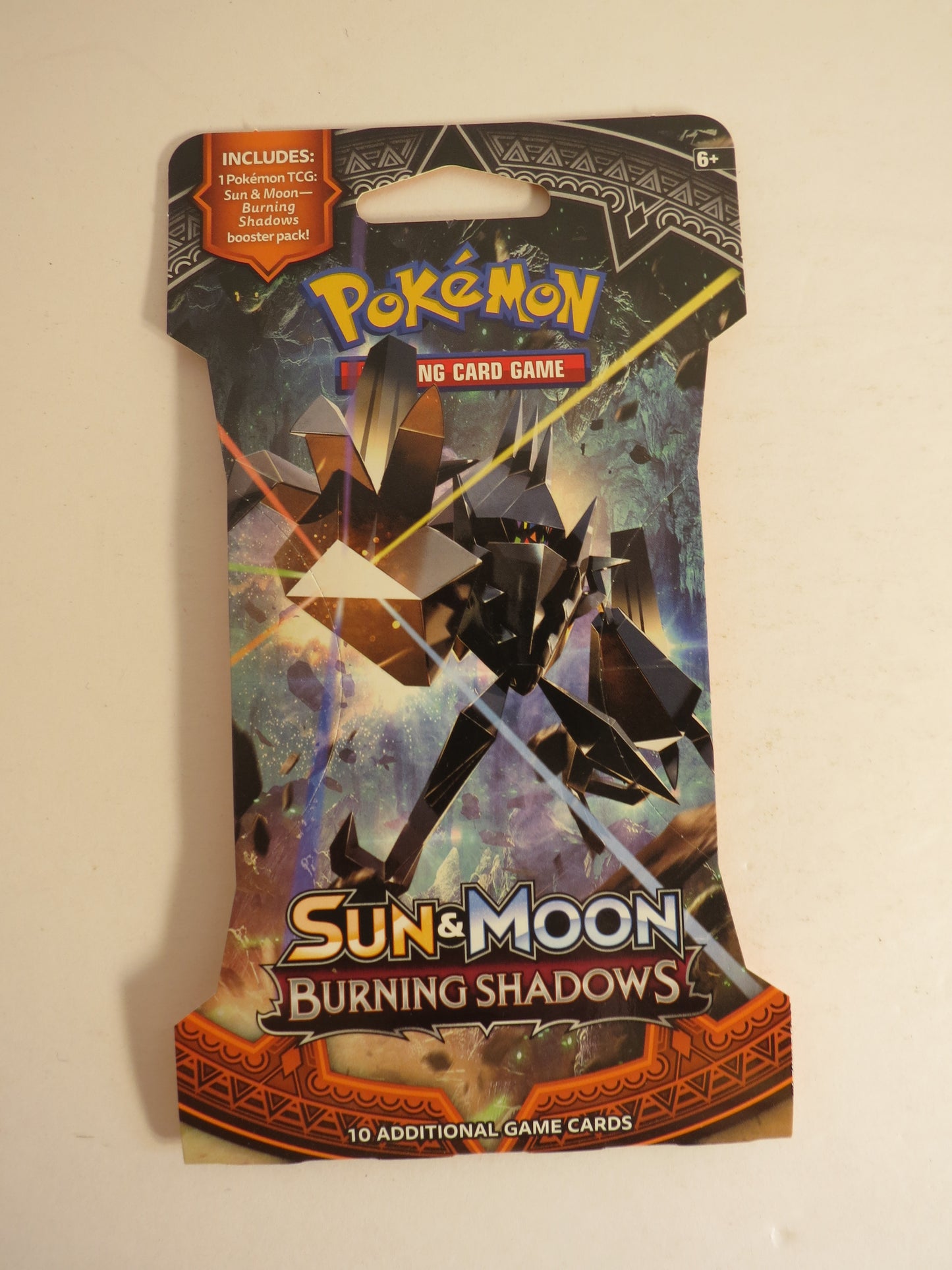 Sun & Moon Burning Shadows Necrozma Pokemon Booster Pack Sleeved