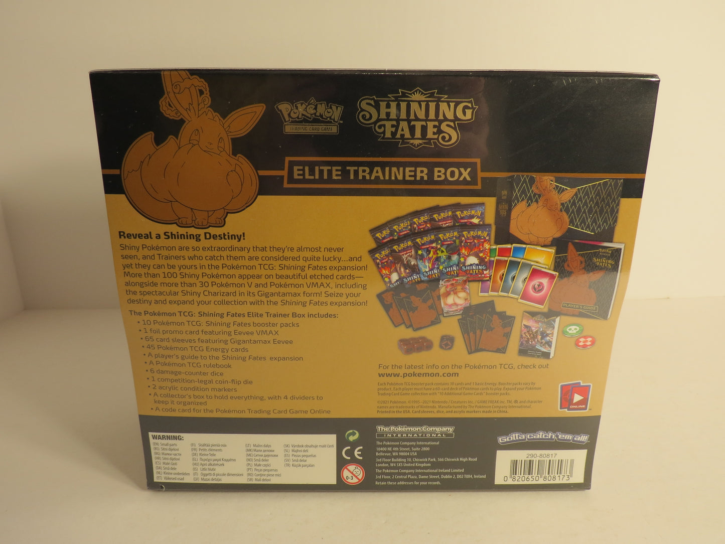 Shining Fates Pokemon Elite Trainer Box ETB Sealed