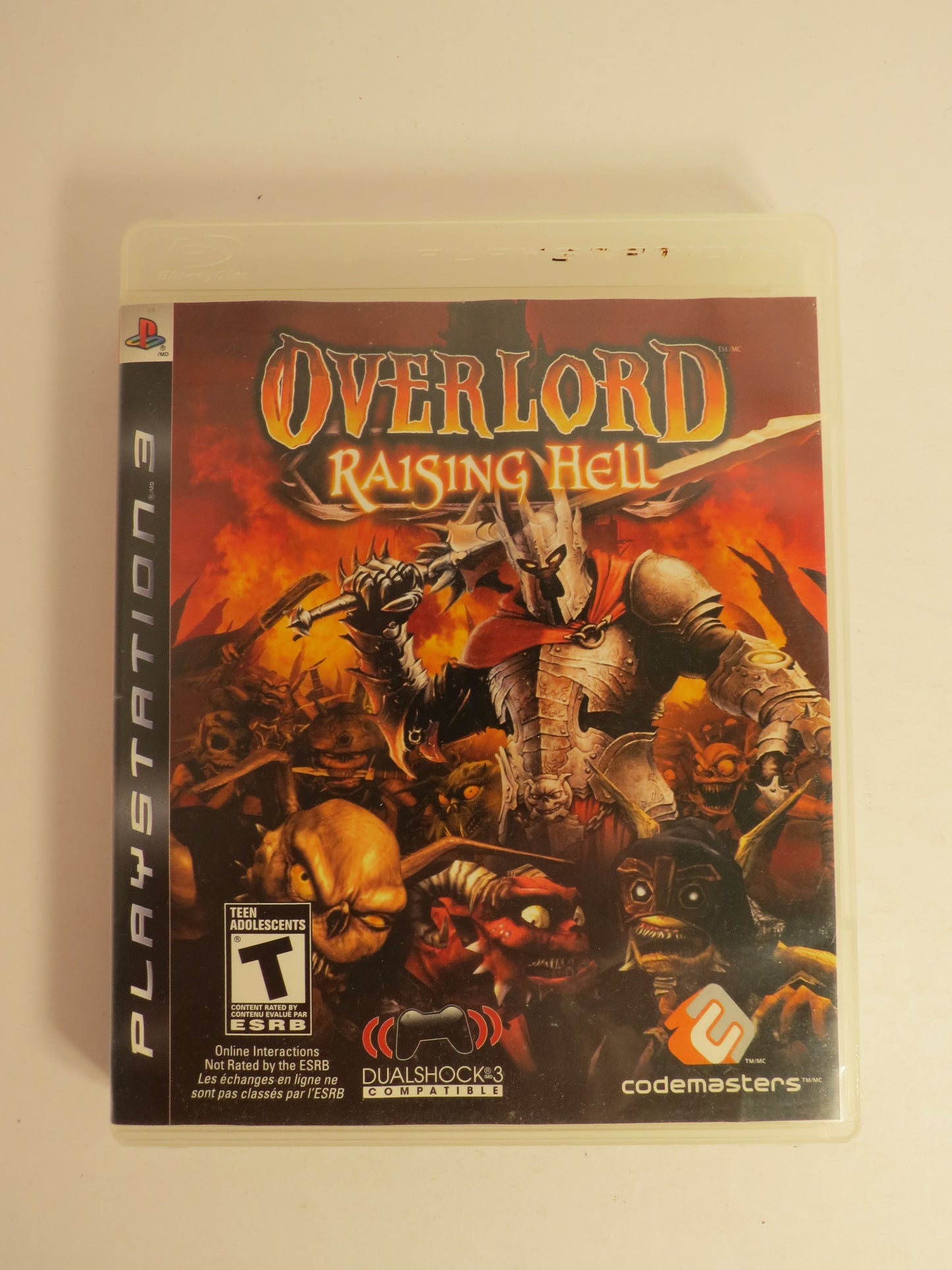 overlord Raising Hell Playstation 3 PS3 Game CB