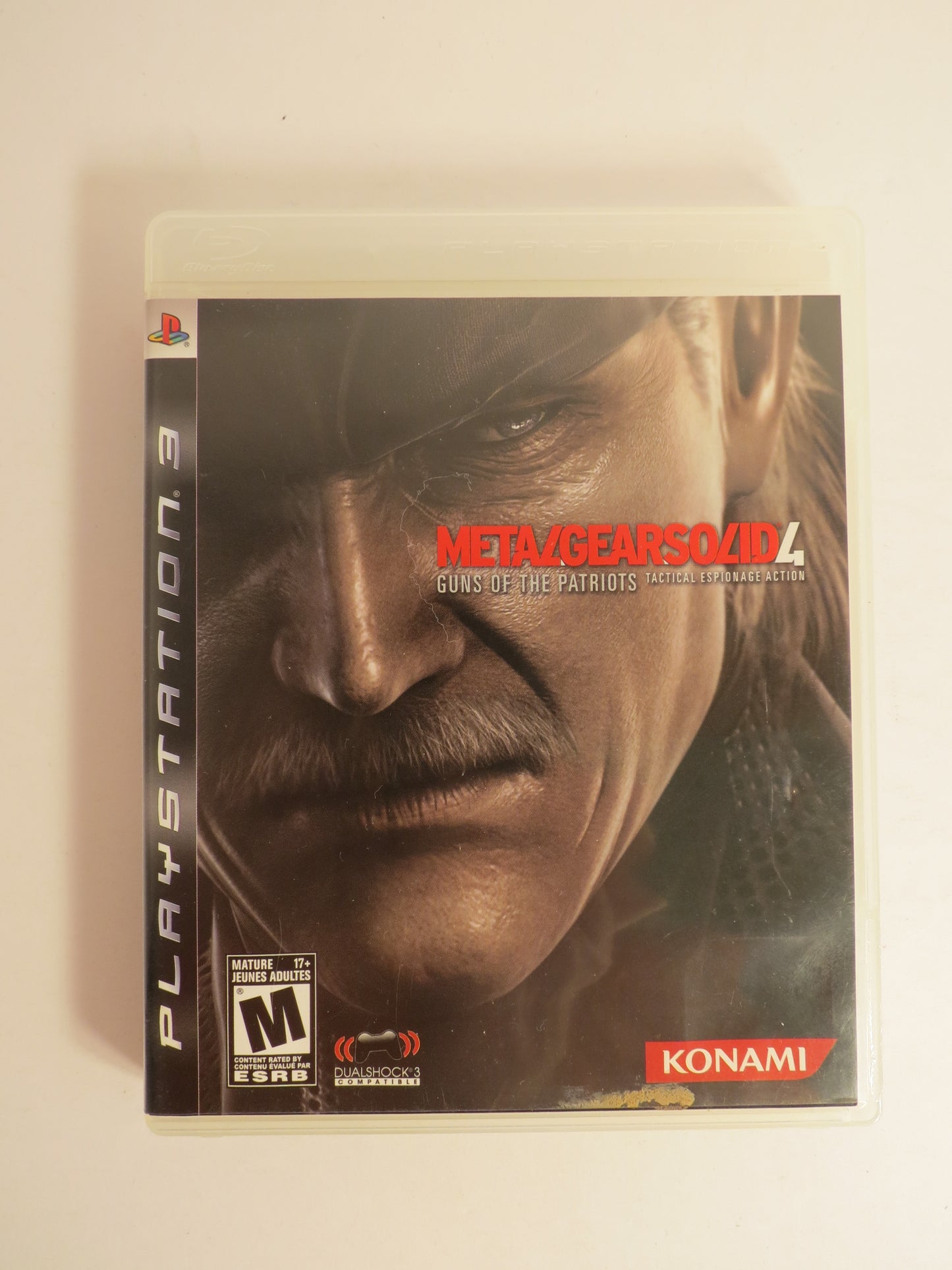 Metal Gear Solid 4 Guns of the Patriots Playstation 3 PS3 Game CB