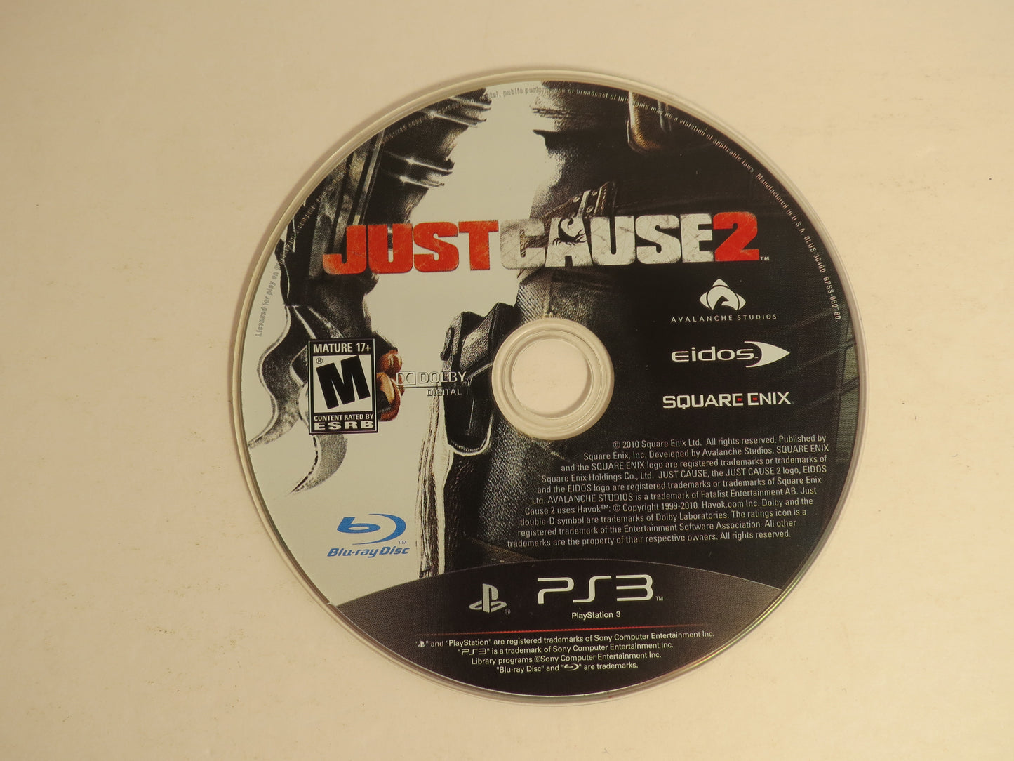 Just Cause 2 Playstation 3 PS3 Game CB