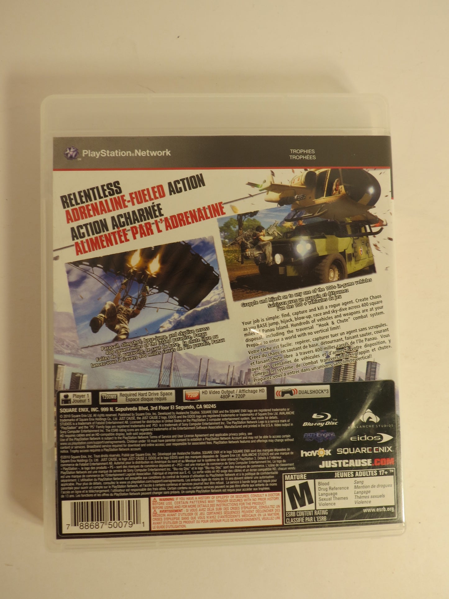 Just Cause 2 Playstation 3 PS3 Game CB