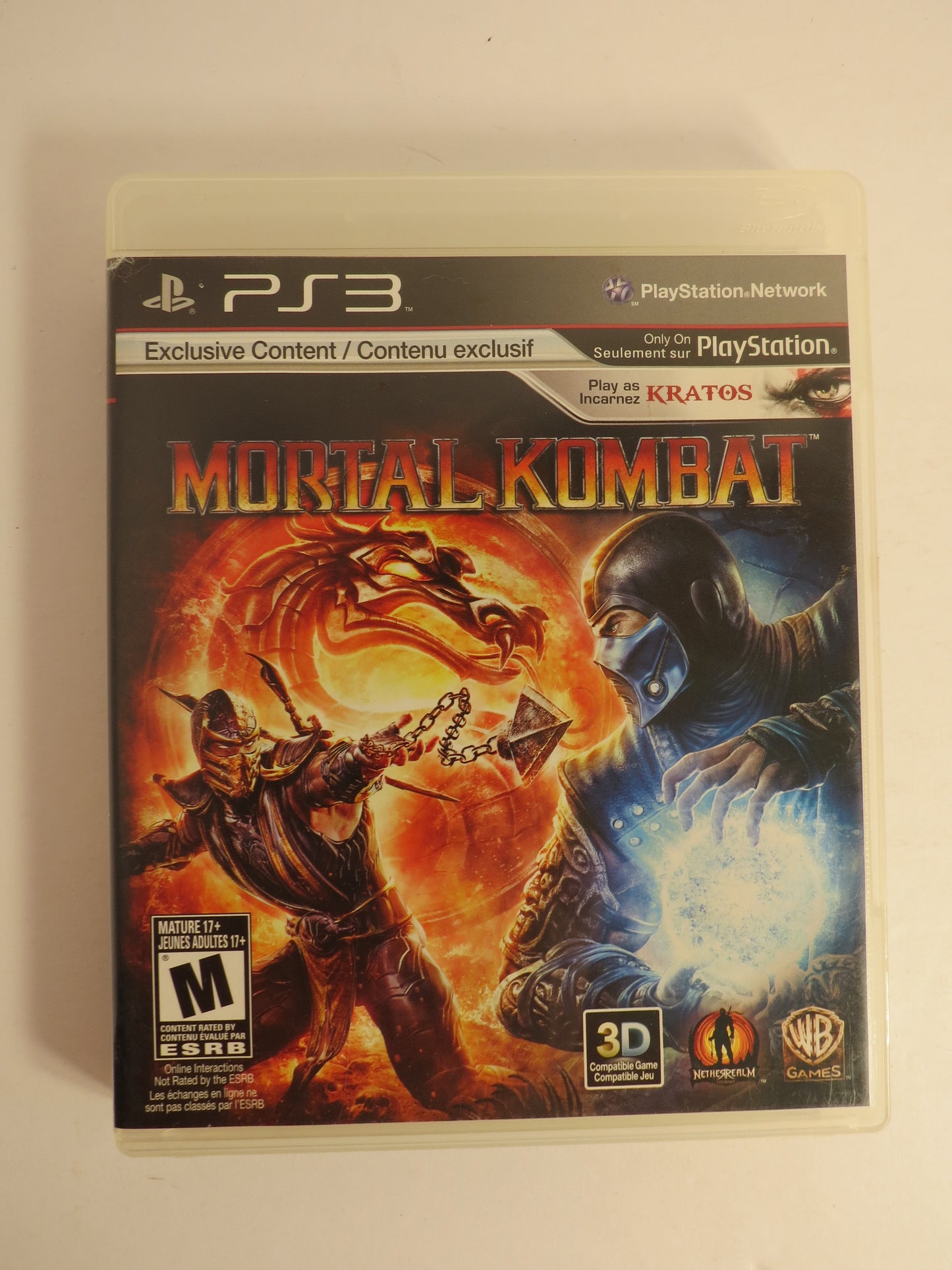 Mortal Kombat Playstation 3 PS3 Game CB