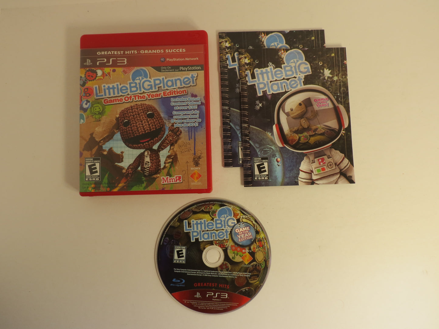 Little Big Planet GOTY Edition Greatest Hits Playstation 3 PS3 Game CIB