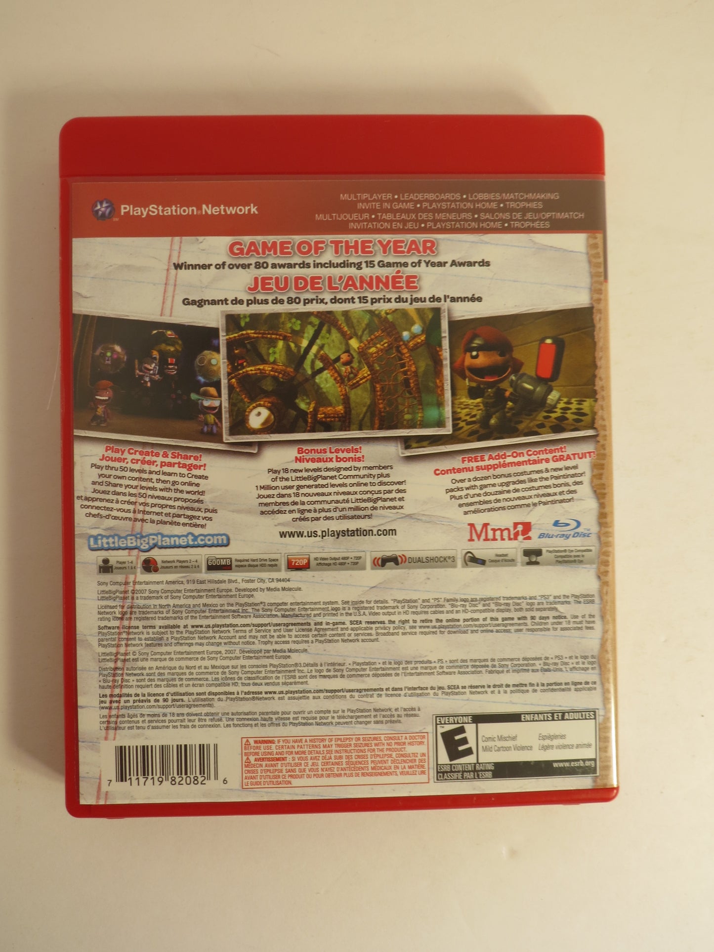Little Big Planet GOTY Edition Greatest Hits Playstation 3 PS3 Game CIB