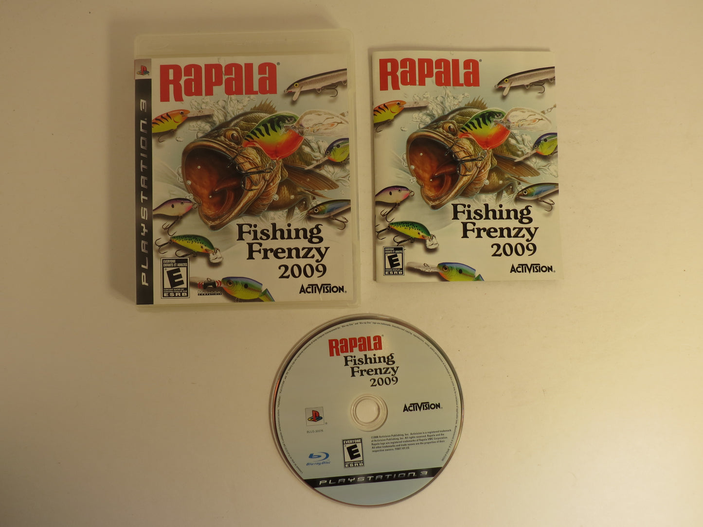 Rapala Fishing Fenzy 2009 Playstation 3 PS3 Game CIB