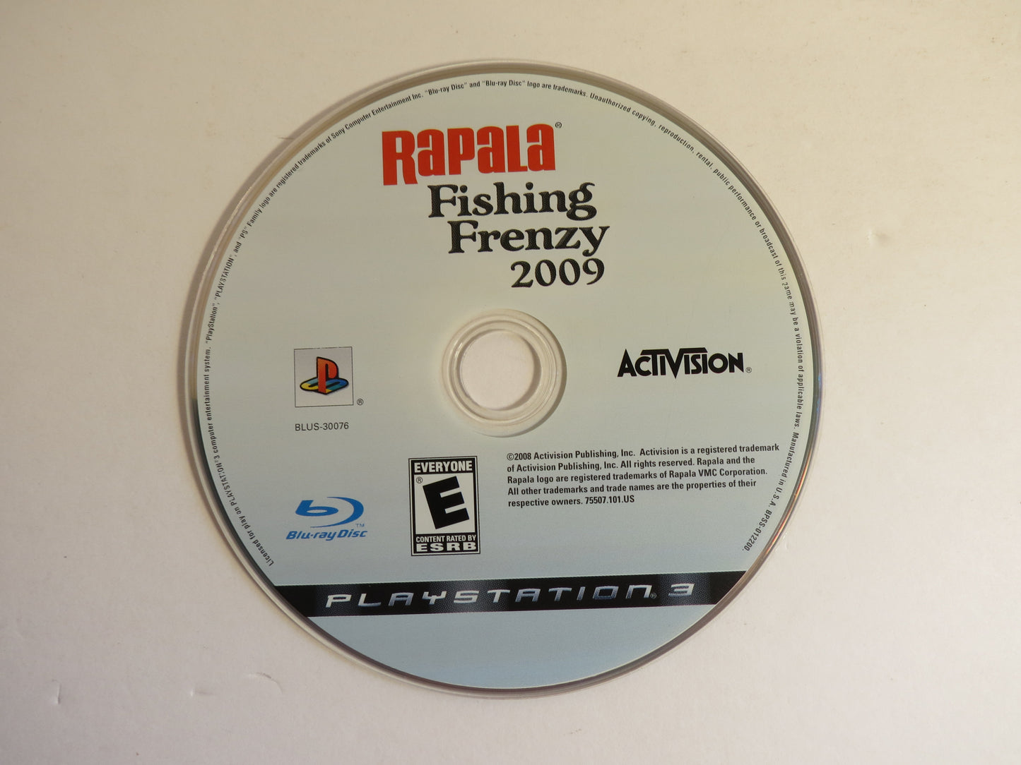 Rapala Fishing Fenzy 2009 Playstation 3 PS3 Game CIB
