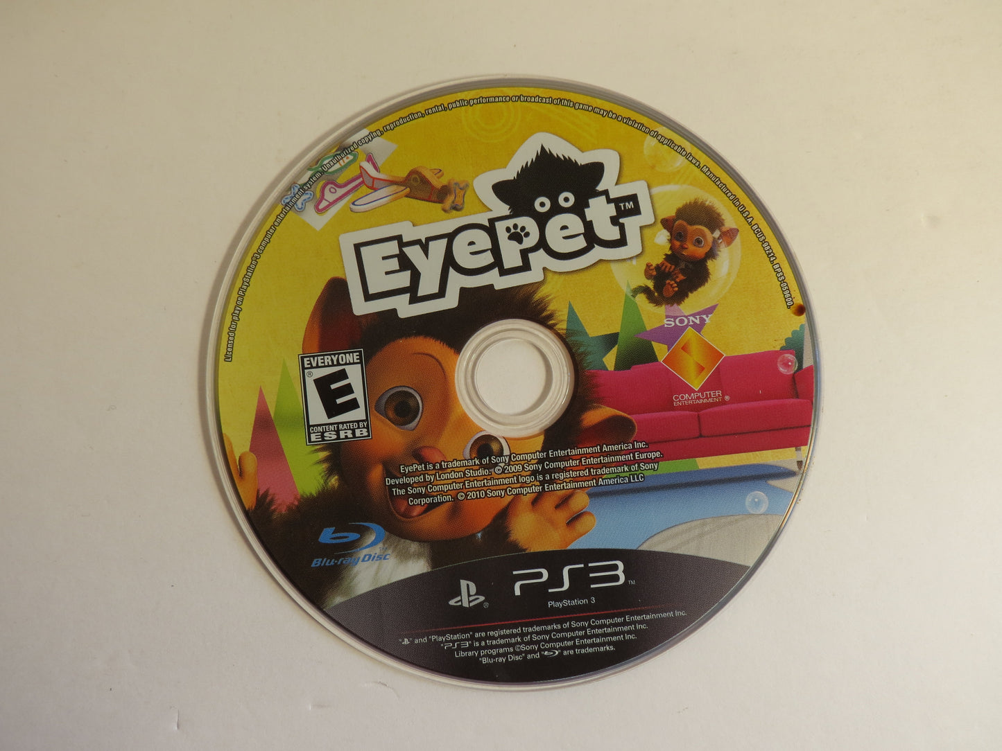EyePet Playstation 3 PS3 Game CIB