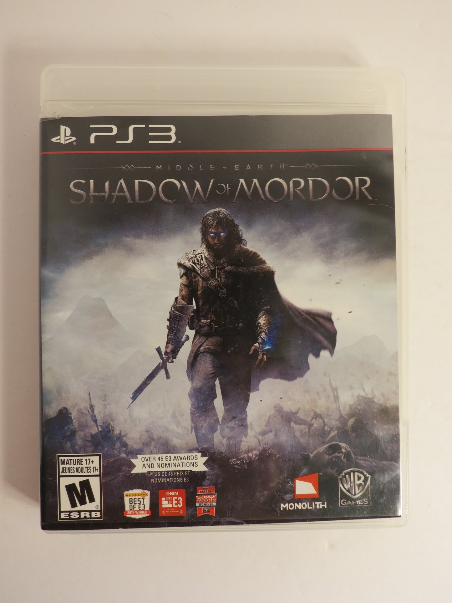 Middle Earth: Shadow of Mordor Playstation 3 PS3 Game CIB