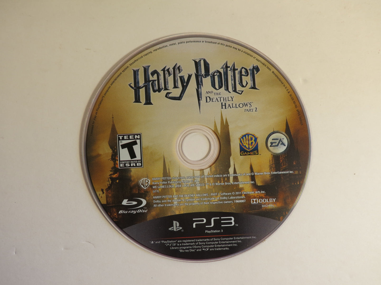 Harry Potter and the Deathly Hallows Part 2 Playstation 3 PS3 Game CIB