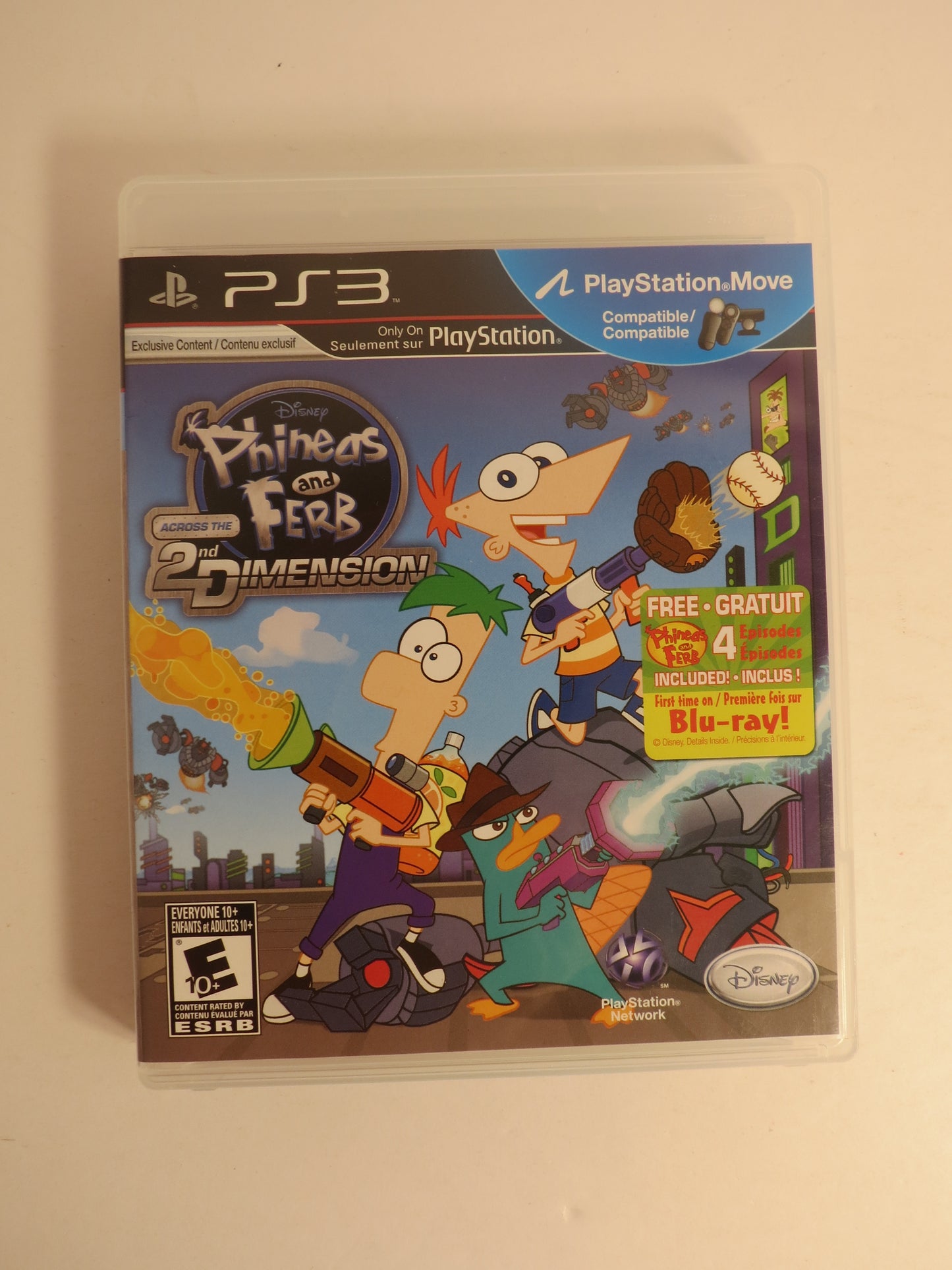 Phineas and Ferb Across the 2nd Dimension Playstation 3 PS3 Game CIB