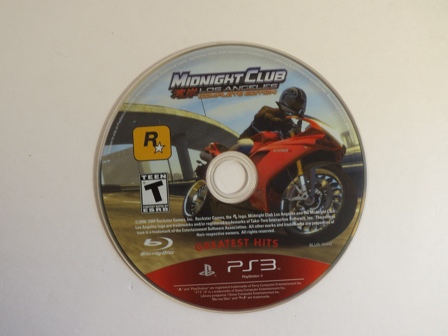 Midnight Club Los Angeles Complete Edition Greatest Hits Playstation 3 PS3 Game CIB