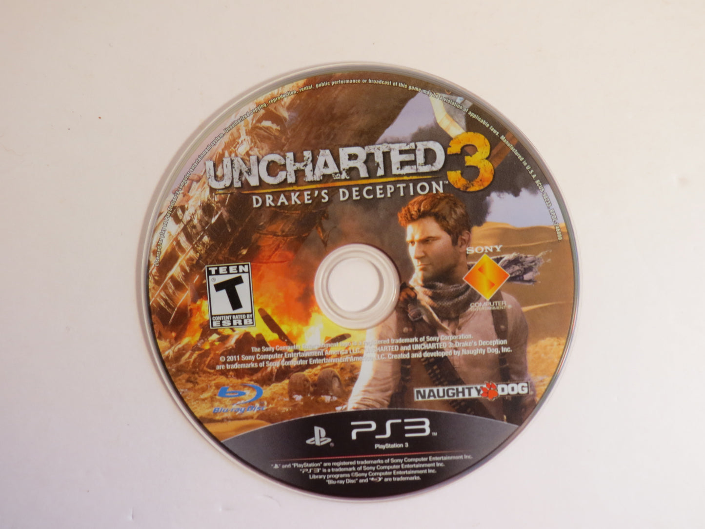Uncharted 3: Drake's Deception Playstation 3 PS3 Game CIB