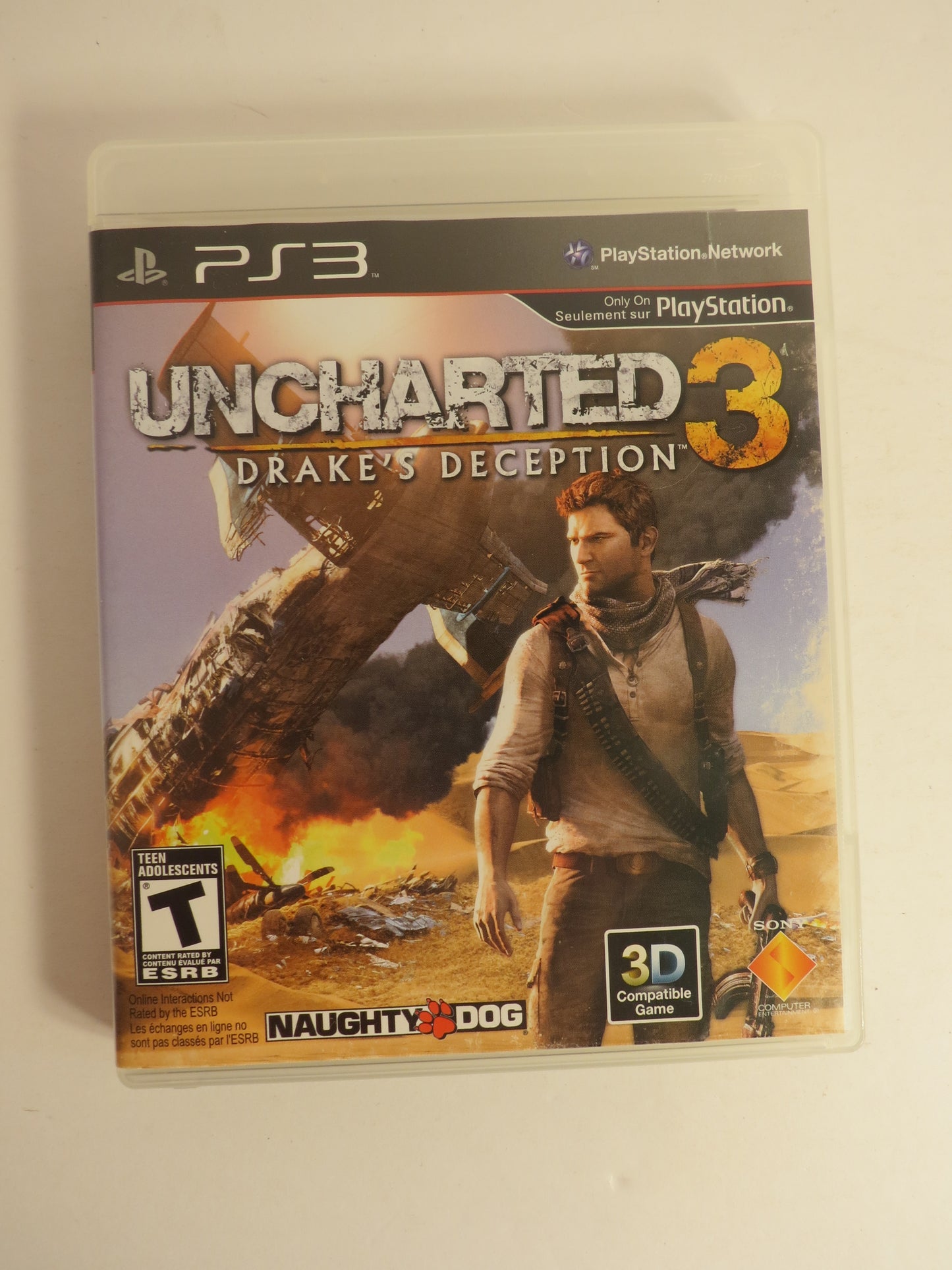 Uncharted 3: Drake's Deception Playstation 3 PS3 Game CIB