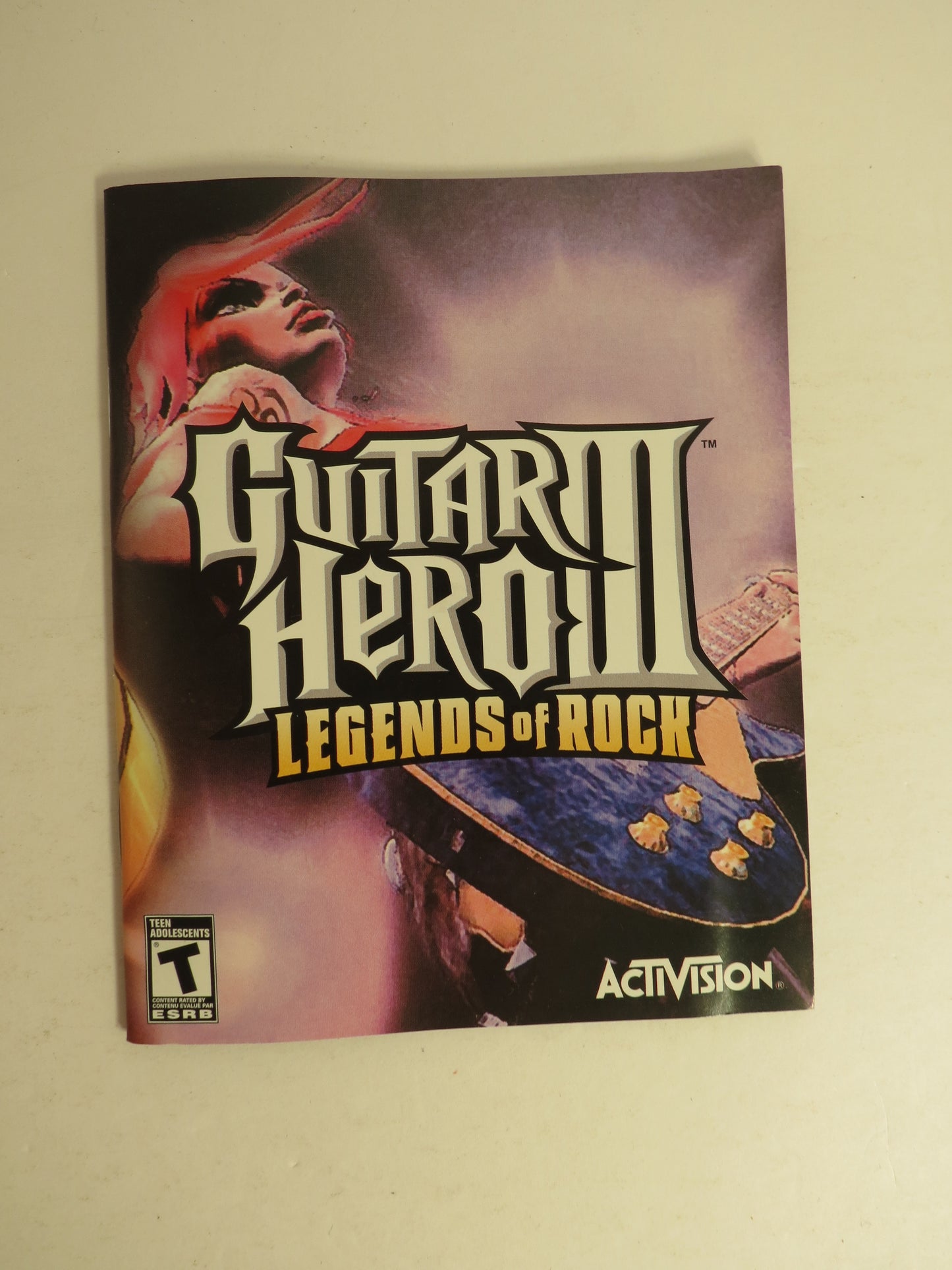 Guitar Hero III Legends of Rock Not For Resale Playstation 3 PS3 Game CIB