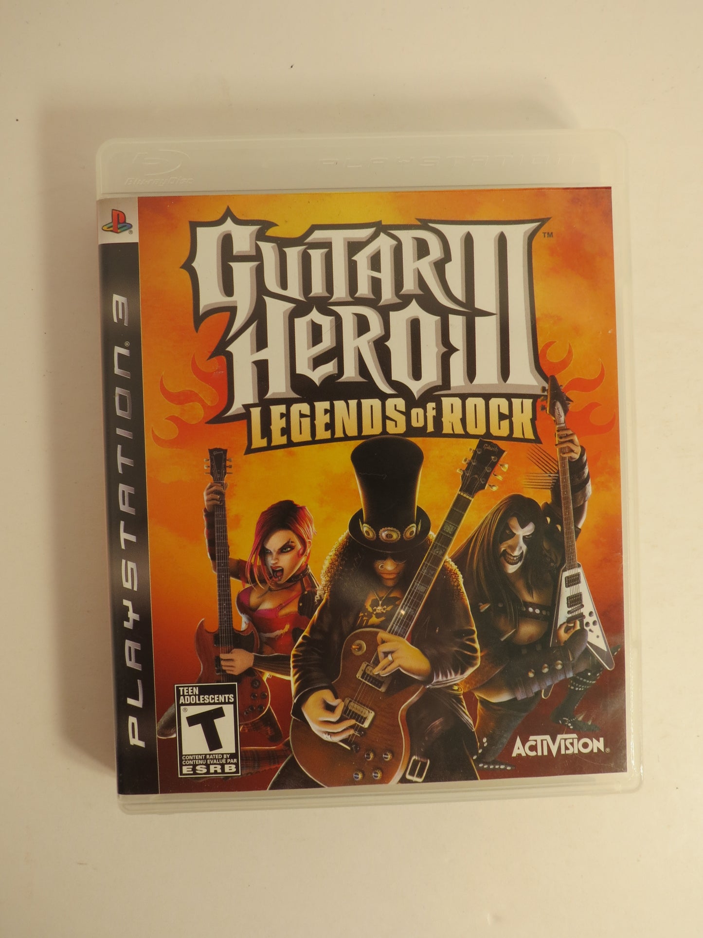 Guitar Hero III Legends of Rock Not For Resale Playstation 3 PS3 Game CIB
