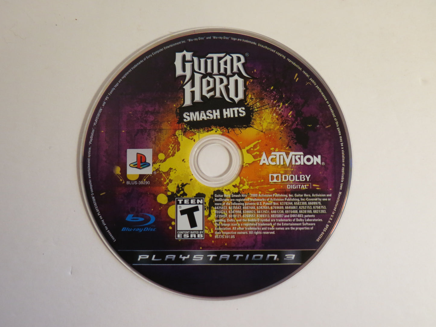 Guitar Hero Smash Hits Playstation 3 PS3 Game CIB