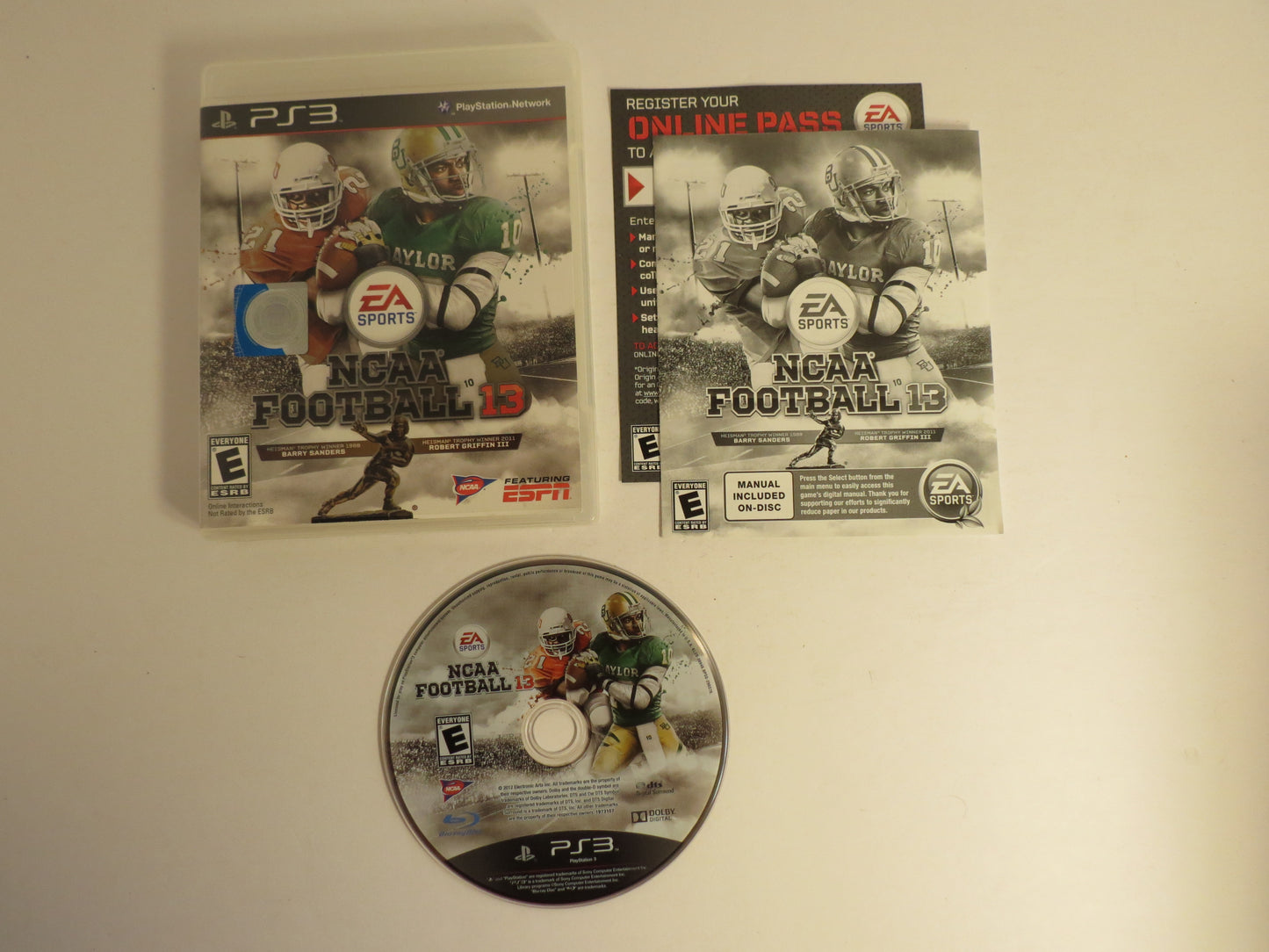NCAA Football 13 Playstation 3 PS3 Game CIB