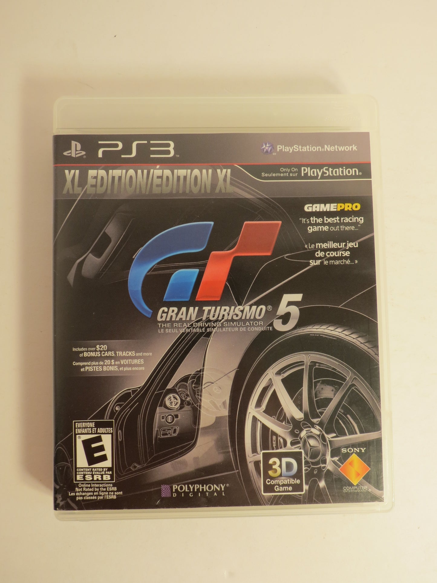 Gran Turismo 5 XL Edition Playstation 3 PS3 Game CIB
