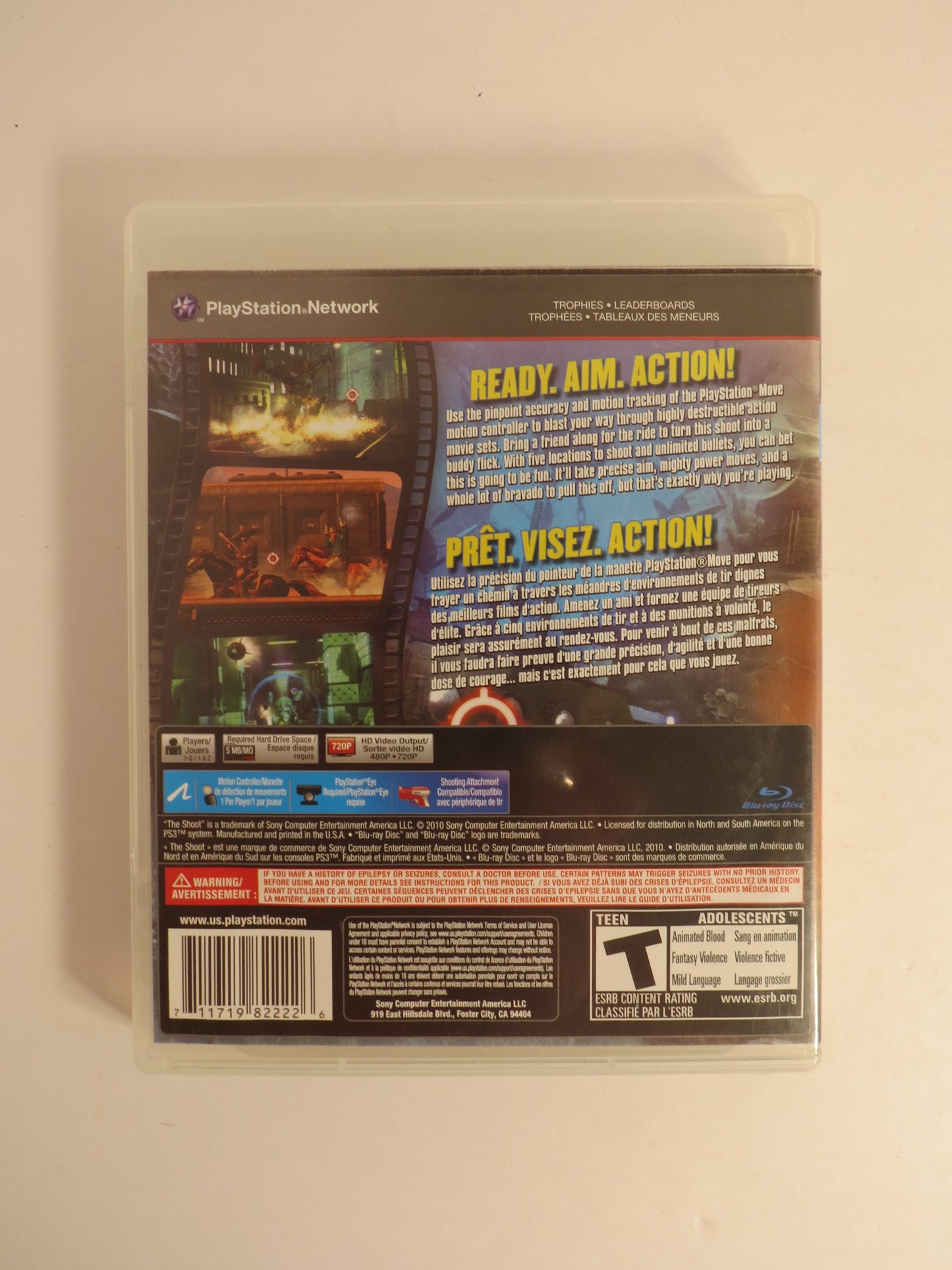 The Shoot Playstation 3 PS3 Game CIB
